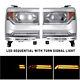 Headlights For 2016 2017 2018 2019 Chevy Silverado 1500 Projector Full Led Lamp