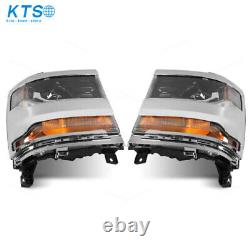 Headlights For 2016-2018 Chevy Silverado 1500 HID/Xenon with LED Right&Left Side