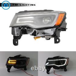 Headlights Halogen Upgrade LED For Jeep Grand Cherokee 2017-2021 Left&Right