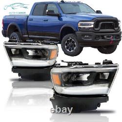 Headlights Headlamps Right&Left LED For Dodge RAM 1500 2019 2020 2021 2022 2023