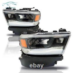 Headlights Headlamps Right&Left LED For Dodge RAM 1500 2019 2020 2021 2022 2023