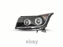 Headlights Pairs For 2011-2015 Chevy Cruze Projector Halo Strip DRL With Bulb Lmap