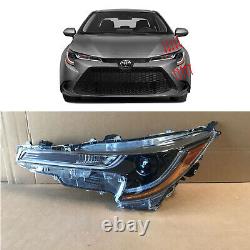 LED DRL Headlight Assembly for 2020 2021 2022 Toyota Corolla Sedan Driver Left