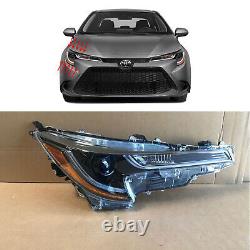 LED DRL Headlight for 2020 2021 Toyota Corolla LE XLE Sedan Right Passenger Side