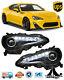 Led Drl Projector Headlights For 2013-2016 Subaru Brz /scion Fr-s /toyota 86