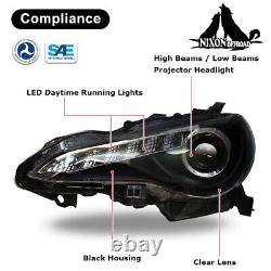 LED DRL Projector Headlights For 2013-2016 Subaru BRZ /Scion FR-S /Toyota 86