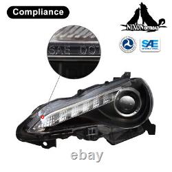 LED DRL Projector Headlights For 2013-2016 Subaru BRZ /Scion FR-S /Toyota 86