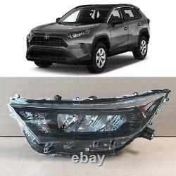 LED Headlight Assembly Driver Left for 2019 2020 2021 2022 Toyota RAV4 LE Black