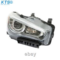 LED Headlight Headlamp Right Passenger Side For 2014-2017 Infiniti Q50 witho AFS