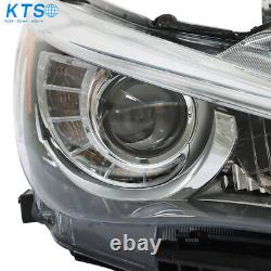 LED Headlight Headlamp Right Passenger Side For 2014-2017 Infiniti Q50 witho AFS