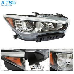 LED Headlight Headlamp Right Passenger Side For 2014-2017 Infiniti Q50 witho AFS