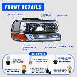 LED Headlights For 2001-2002 Chevy Silverado 1500HD/2500HD/3500 LED Front Lamps