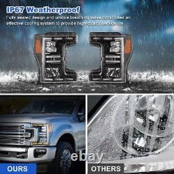 LED Headlights For 2017-2019 Ford F250 F350 F450 F550 Super Duty withSequential