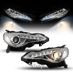 LED Headlights + Tail Lights For 2013-2016 Subaru BRZ / Scion FR-S Lamps Clear