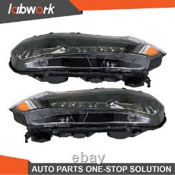 Labwork Headlight For 2018-2020 Honda Accord Sedan 4Dr LED DRL Left&Right Side