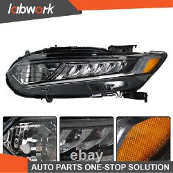 Labwork Headlight For 2018-2020 Honda Accord Sedan 4Dr LED DRL Left&Right Side