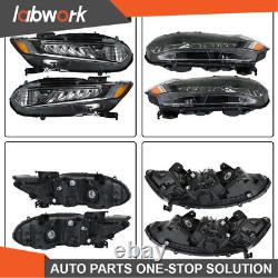 Labwork Headlight For 2018-2020 Honda Accord Sedan 4Dr LED DRL Left&Right Side