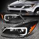 Led Drl For 13-16 Ford Escape Black Housing Amber Corner Projector Headlights