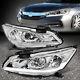 Led Drlfor 16-17 Honda Accord Ex Se Sport Projector Headlights Chrome/clear