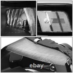 Led Drlfor 1999-2004 Ford Mustang Pair Black Housing Clear Corner Headlight