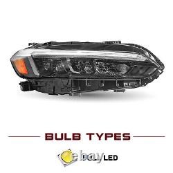 OE Style Black Full LED Right Passenger Side Headlight For 2022-2023 Honda Civic