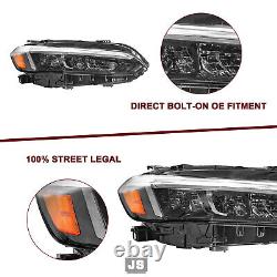 OE Style Black Full LED Right Passenger Side Headlight For 2022-2023 Honda Civic