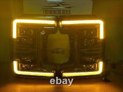 Open Box Morimoto Ford Super Duty (17-19) Xb Amber Drl Led Headlights (gen 2)