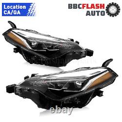 Pair Headlights For 2017 2018 2019 Toyota Corolla Headlamp SE XSE Left&Right LED