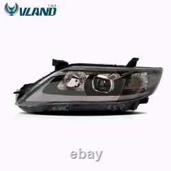 Pair VLAND LED DRL Headlights For 2010-2011 Toyota Camry With Sequential Indicator