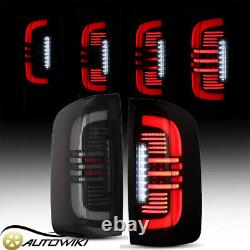 Sequential LED Tail Lights For 15-22 GMC Canyon/Chevy Colorado Smoke Brake Lamps