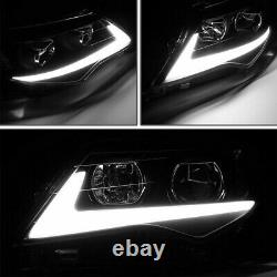 Set of 2 LED DRL Projector Headlights Front Lamps For 2012-2014 Toyota Camry