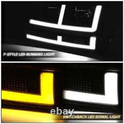 Switchback F-LED DRL For 03-24 Chevy Express GMC Savana 1500-3500 Headlights