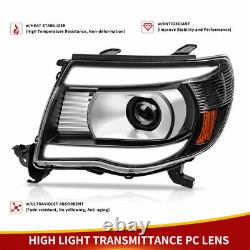 Switchback Sequential LED DRL Projector Headlights For 2005-2011 Toyota Tacoma