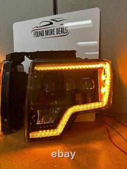 Used Morimoto Ford F-150 (09-14) Xb Led Headlights (amber Drl) Lf506-a-asm