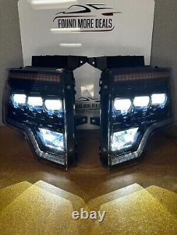 Used Morimoto Ford F-150 (09-14) Xb Led Headlights (amber Drl) Lf506-a-asm