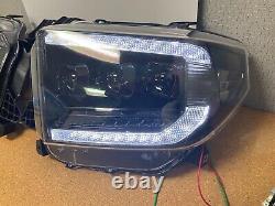 Used Morimoto Toyota Tundra (14-21)xb Led Headlights Ssm Gen 1 Lens Hazing