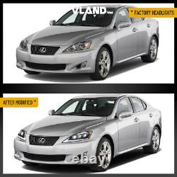 VLAND LED Headlights DRL Projector Headlamps For 2006-2013 Lexus IS 250 350 ISF