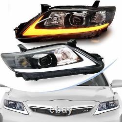 VLAND LED Headlights Fit Toyota Camry XLE LE SE Sedan 2010 2011 Sequentials