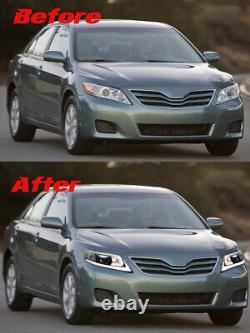 VLAND LED Headlights Fit Toyota Camry XLE LE SE Sedan 2010 2011 Sequentials