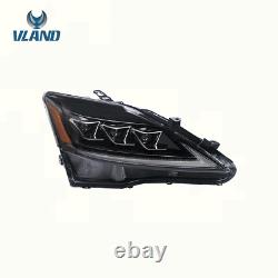 VLAND LED Headlights For 2006-2013 Lexus IS 250 350 ISF LED Projector Headlights