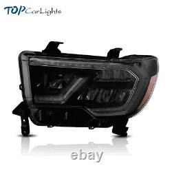 VLAND LED Headlights For 2007-2013 Toyota Tundra &2008-2020 Sequoia WithSequential