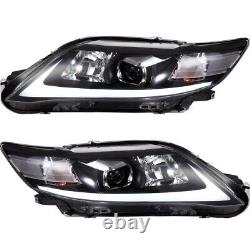 VLAND LED Headlights For 2010-2011 Toyota Camry Sequential Turn Signal Assembly