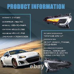 VLAND LED Headlights For SUBARU BRZ 2013-2020&2013-20 Scion FR-S&TOYOTA 86 17-20