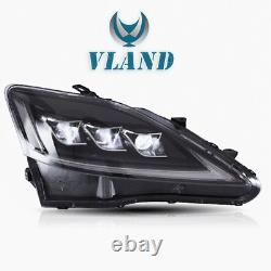 VLAND LED Headlights + smoked Tail Lights For Lexus IS250 350 ISF 2006-2013 2012