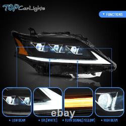 VLAND LED Projector Headlights For 2013-2015 Lexus RX with Start-up Animation