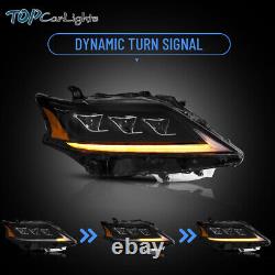 VLAND LED Projector Headlights For 2013-2015 Lexus RX with Start-up Animation