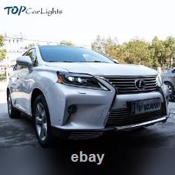 VLAND LED Projector Headlights For 2013-2015 Lexus RX with Start-up Animation