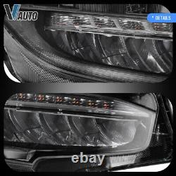 VLAND LED Reflector Headlights For Honda Civic 2016-2021 Bule DRL Sequential Set