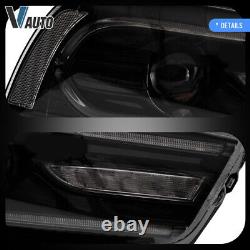 VLAND RGB LED Headlights For Dodge Charger 2011-2014 RGB DRL Head Lamps A Pair