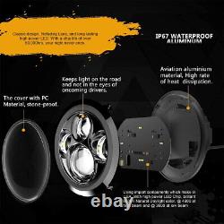 7 Phares à LED Halo Combo Feux arrière pour Jeep Wrangler JK JKU 2007-2017